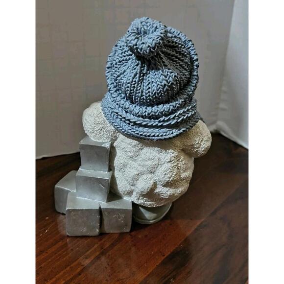 Snow Buddies Cousin Slick 5" Snowman Figurine 2000 Department 13 Vintage - Picture 2 of 9